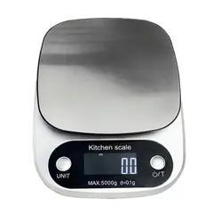 CRUSEC - Balanza Gramera Pesa Digital De Cocina 10 kgs Con Pilas