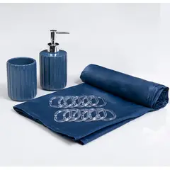 DORAL - Set Cortina De Baño 4 Piezas Mashini