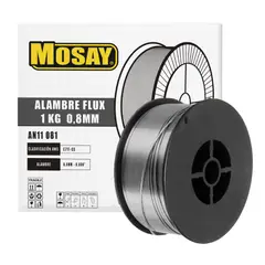 GENERICO - Soldadura Alambre MIG Flux Sin Gas 0.8 mm 1 Kg Mosay