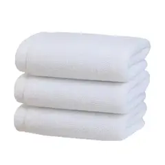 GARSIL - Set 3 Toallas De Cuerpo de Baño Hotel De Algodon Blancas 70x140 500gr