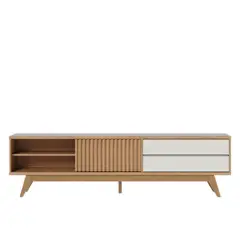 TAHUARI - Rack TV 75 Veneza Freijo off white