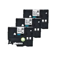 GENERICO - KIT 3 Cintas Textil Alternativa para Rotuladora Brother P touch