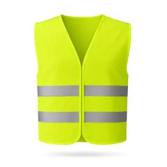 GENERICO - Chaleco Reflectante Seguridad Amarillo Reglamentario