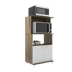 TODODESCUENTO - Mueble Multiuso de Cocina Dallas- Cafe