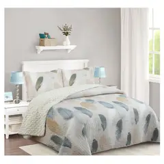 COMPRAPO - Cubrecama Quilt Juvenil Sherpa 2 Plazas Modelo Serene Nature