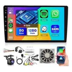 KUANGYE - Radio Auto Android Qled De 9 Con 8gb Ram 128gb Rom Carplay
