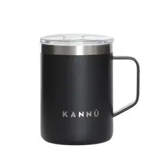 KANNU - MUG TÉRMICO ACERO INOXIDABLE 350 - Negro