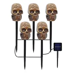 GENERICO - Luces Halloween Solares Calavera
