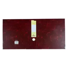 RHEIN - Flat para Archivador Carta Burdeo Pack 50 Unids