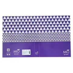 RHEIN - Flat para Carpeta Oficio MIO Morado Pack 50 U