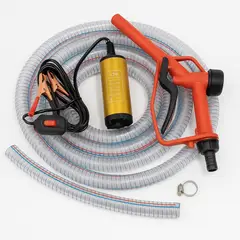 GENERICO - Kit Bomba Trasvasije Diesel Parafina 12v Manguera Pistola