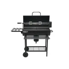 TIENDA EL GARAGE - Parrilla a Carbón BBQ con Espiedo Giratorio MODELO KY740A-1