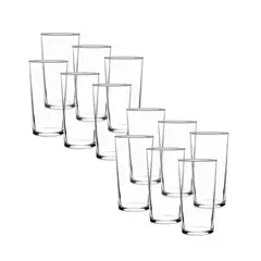 ALLEGRA - Set 12 Vasos Altos Montecarlo Tragos Bebidas 340mL