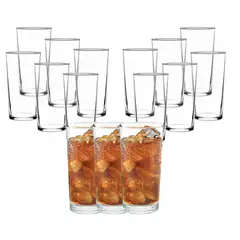 ALLEGRA - Set 18 Vasos Altos Montecarlo Tragos Bebidas 340mL