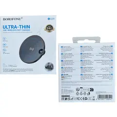 GENERICO - Cargador Inalámbrico Para iPhone Samsung Xiaomi 15w Borofone