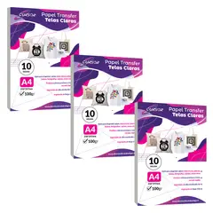 CURSOR - Papel Transfer Telas Claras 30 Hojas