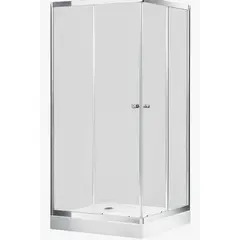 GENERICO - SHOWER DOOR 80X80X195 CUADRADO TRANSPARENTE