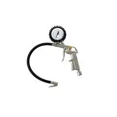 GENERICO - Pistola Para Inflar Y Calibrar Neumáticos Con Manómetro