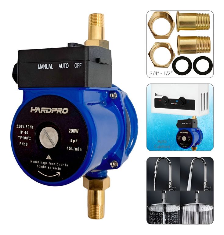 Bomba Presurizadora Agua Calefont 45 L/min 200w