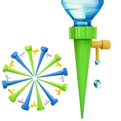 GENERICO - 12 Estacas De Riego Por Goteo Cultivo Plantas Ecologico