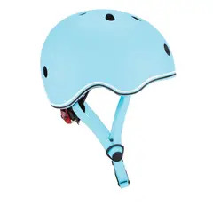 GLOBBER - Casco infantil Go Up Lights Pastel Blue Talla XXSXS 45-51