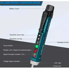 GENERICO - Probador De Voltaje 12v - 1000v Profesional