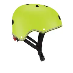 GLOBBER - Casco infantil Primo Lights Lime Green Talla XS-S 48-53