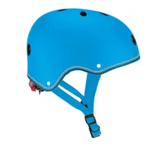 GLOBBER - Casco infantil Primo Lights Sky Blue Talla XSS 48-53