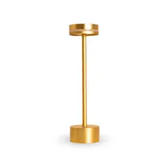 SANTU HOME & DECO - Lámpara Led Alta Recargable Dorado