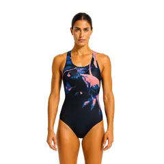 FOUR - Traje de Baño Mujer Natación Profesional - Negro - L