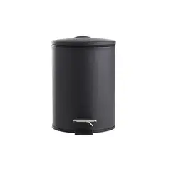 DAY - Basurero 3Lt Acero Inox Cierre Suave - Negro