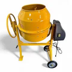 GENERICO - Betonera Trompo Concretero Eléctrica 200l 1000w- LIC JAPONES