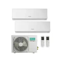 HISENSE - Aire Acondicionado 12+12 Blanco Multisplit