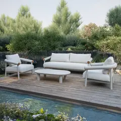 DECO EXTERIOR - Juego Living de Terraza Verona 4 piezas