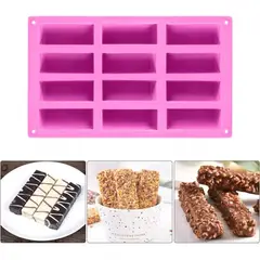 PASTELERIUSCL - Moldes Silicona Barra Cereal Chocolate Molde Silicona Barra Chocolates En Barras Barras Tipo Cereal