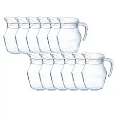 ALLEGRA - Set 12 Jarras Lorito 500mL Dieciochera Para Fiestas Patrias