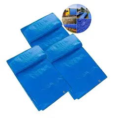 GENERICO - Pack X3 Lona Cobertor Multiuso Impermeable 3x3 Mts Con Ojetillos