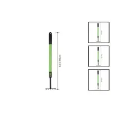 GENERICO - Horquilla 5 Puas Con Mango De Plastico 63 Cm Jardineria