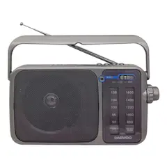 DAEWOO - Radio Portátil Bt 2banda Am/fm Usb Negro Di-t220