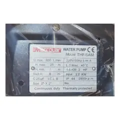 GENERICO - Bomba Centrífuga Macrolar Thf/5am 2 Hp 25 M 600 L/min