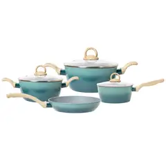 ILKO - Bateria Cocina 7 Piezas Granito Sea