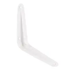 DUCASSE INDUSTRIAL - Escuadra con nervio blanca 5x6" (13x15cm)