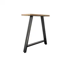 KUTZ - Pata mesa trapecio gruesa 700x710 mm, 2 unidades