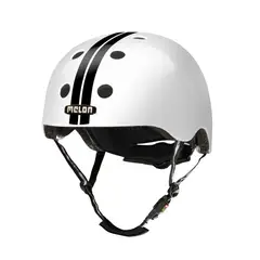 MELON - Casco para Ciclismo Urbano Straight Black White XL