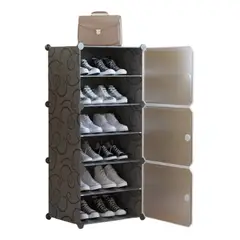 ANYHOGAR - Organizador De Zapatos 6 Módulos 12 Pares