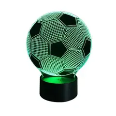 GENERICO - Lampara Ilusión 3d Balón De Fútbol