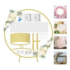 U BUY - Arcos Para Globos Completo Redondo Metal Desarmable 2m