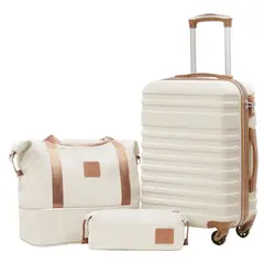 BAYGE - Maleta Cabina 10 Kg Equipaje Chica Viaje Beige Viajes Avión