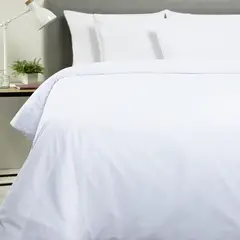 TEXTIL SUPER - FUNDA PLUMÓN 300 HILOS BLANCO CON ALETA 1 PLAZA