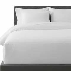 TEXTIL SUPER - FUNDA PLUMÓN 300 HILOS BLANCO CON ALETA KING